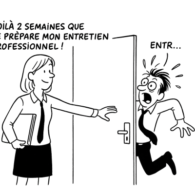 illustration entretien professionnel